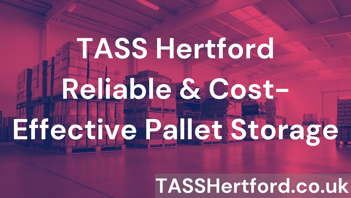 TASS Hertford Reliable Cost-effective Pallet Storage